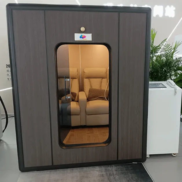 woodgrain exterior hyperbaric chamber
