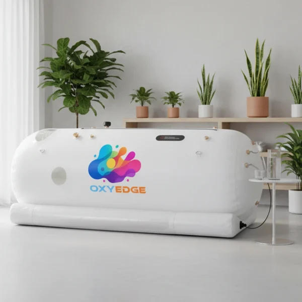 OxyEdge white laying hyperbaric chamber